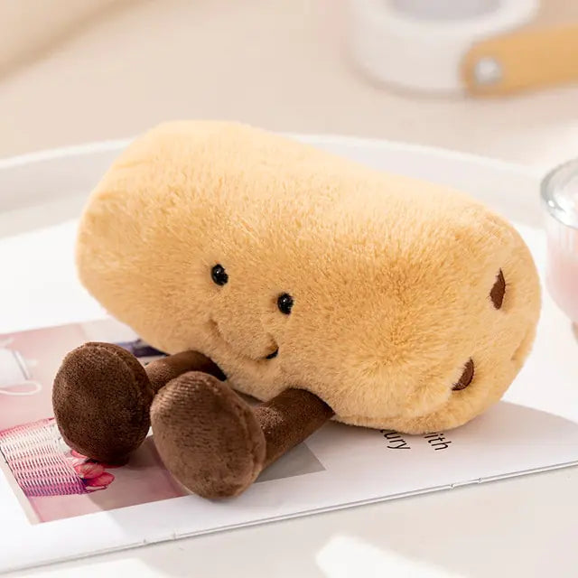 Cartoon Figure Bread Plush Toy